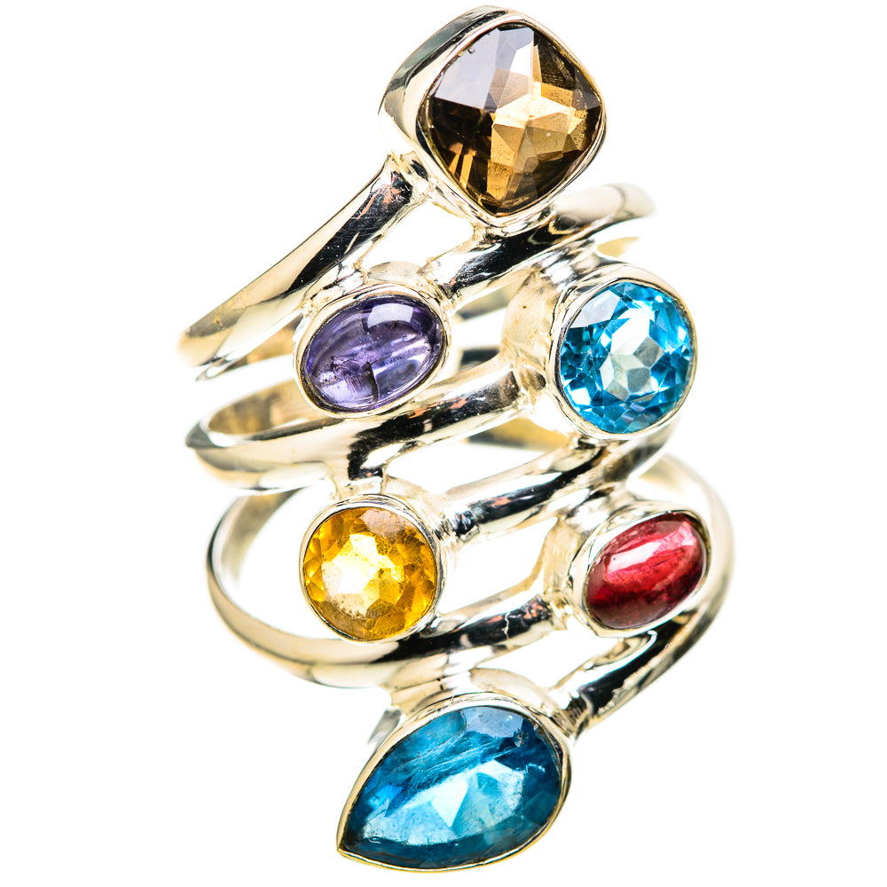 Smoky Quartz Rings handcrafted by Ana Silver Co - RING128858 - Photo 2