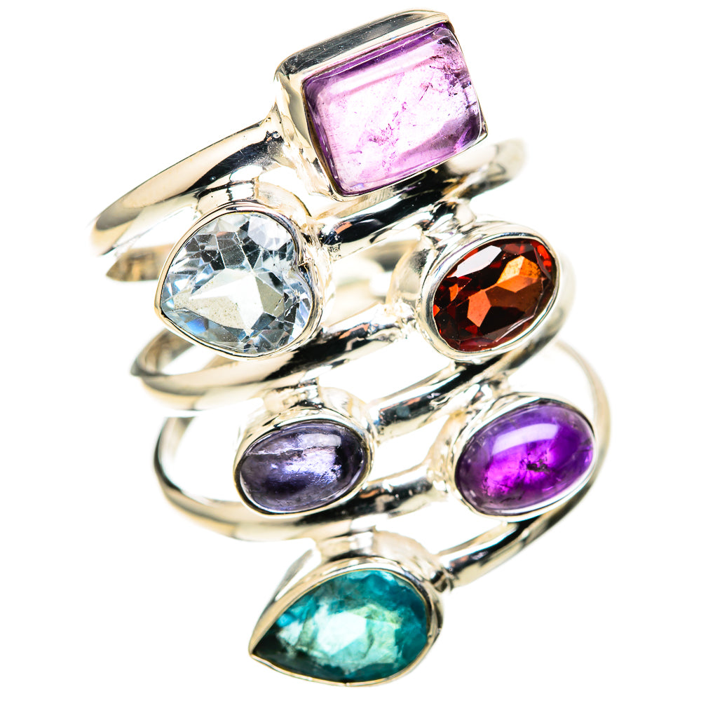 Amethyst Rings handcrafted by Ana Silver Co - RING128873 - Photo 2