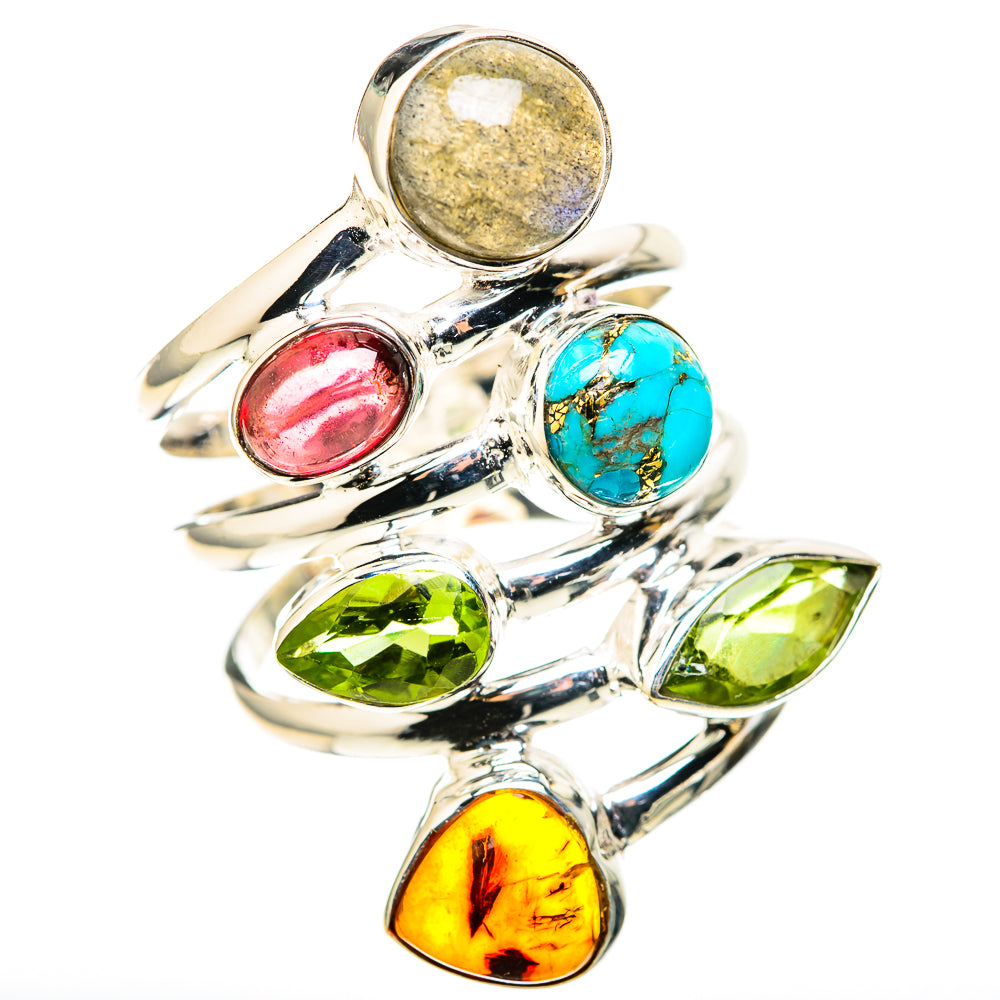 Labradorite Rings handcrafted by Ana Silver Co - RING128874 - Photo 2