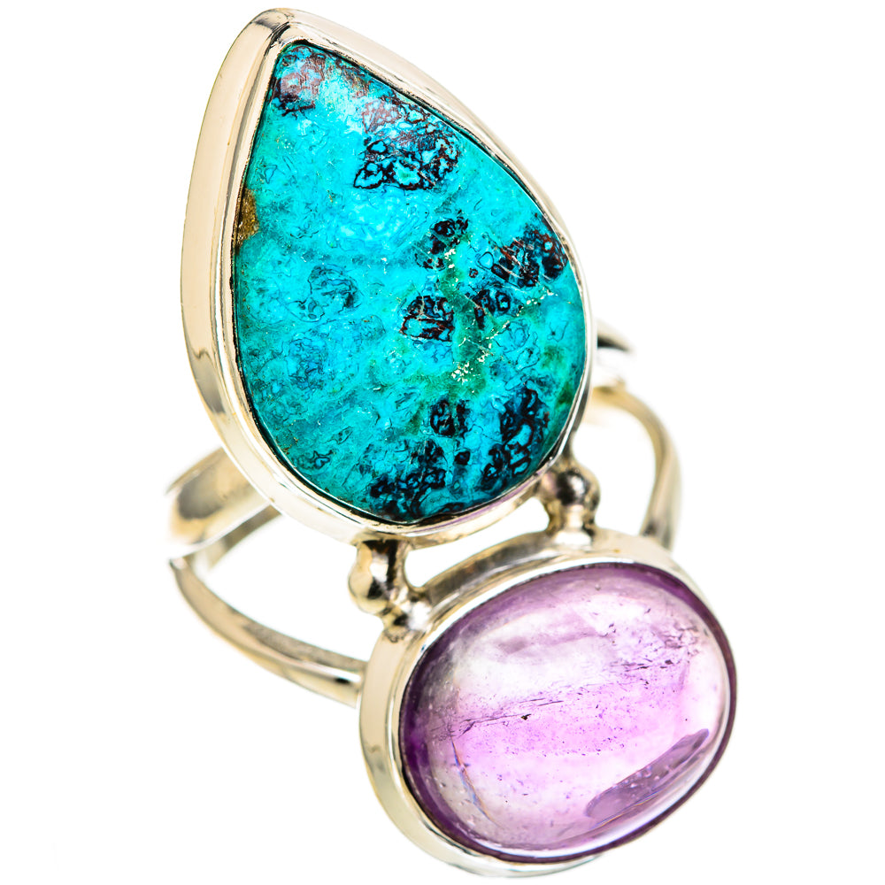 Shattuckite Rings handcrafted by Ana Silver Co - RING128876 - Photo 2