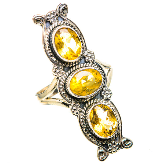 Citrine Rings handcrafted by Ana Silver Co - RING128879 - Photo 2