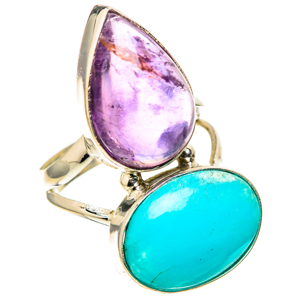 Chrysocolla Rings handcrafted by Ana Silver Co - RING128884 - Photo 2