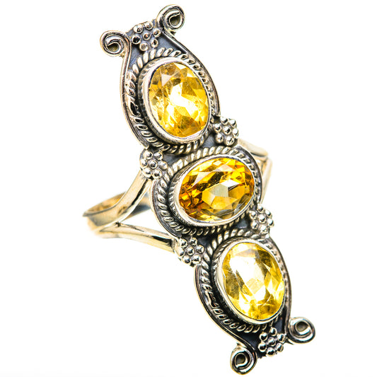 Citrine Rings handcrafted by Ana Silver Co - RING128889 - Photo 2