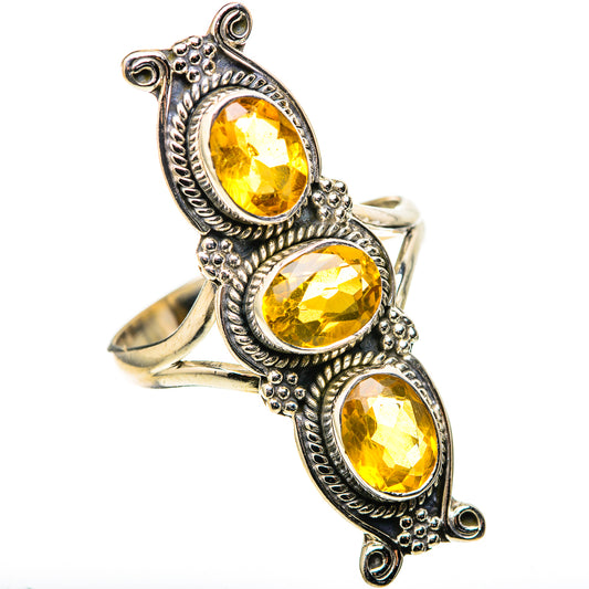 Citrine Rings handcrafted by Ana Silver Co - RING128890 - Photo 2