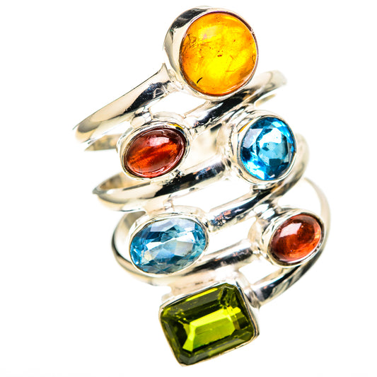 Baltic Amber Rings handcrafted by Ana Silver Co - RING128892 - Photo 2