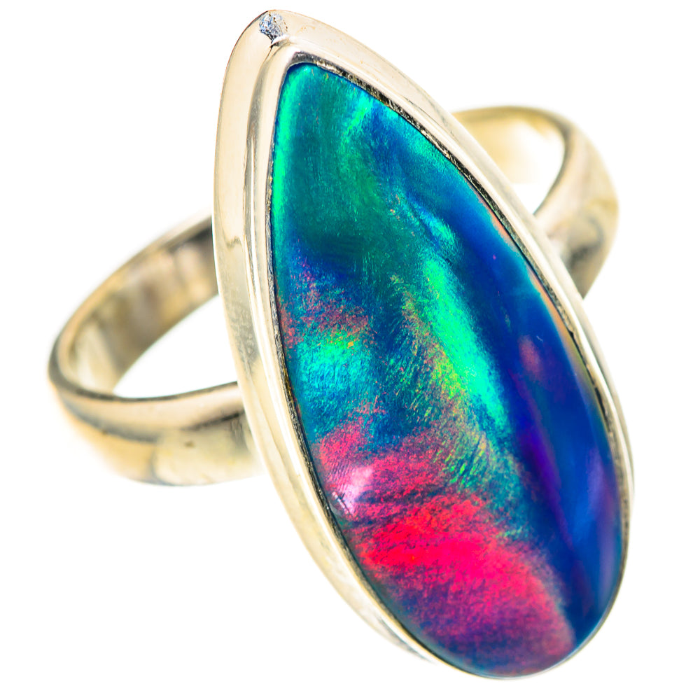 Aura Opal Rings handcrafted by Ana Silver Co - RING128902 - Photo 2