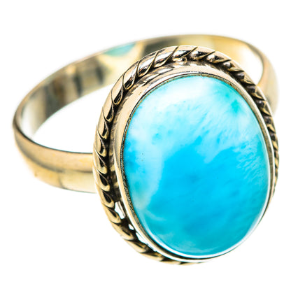 Larimar Rings handcrafted by Ana Silver Co - RING128908 - Photo 2