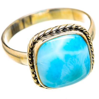 Larimar Rings handcrafted by Ana Silver Co - RING128919 - Photo 2