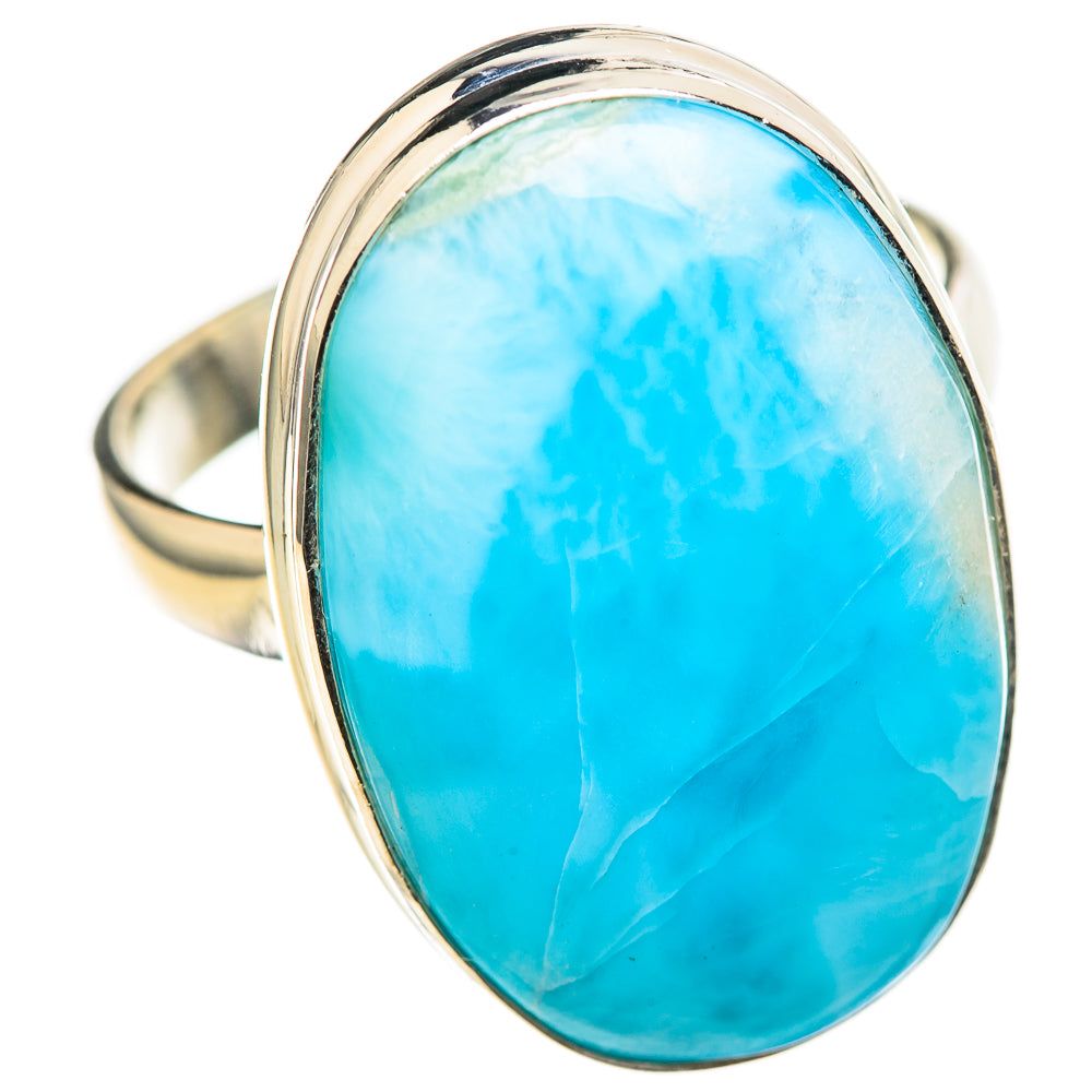 Larimar Rings handcrafted by Ana Silver Co - RING128956 - Photo 2