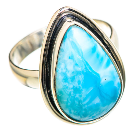 Larimar Rings handcrafted by Ana Silver Co - RING128959 - Photo 2