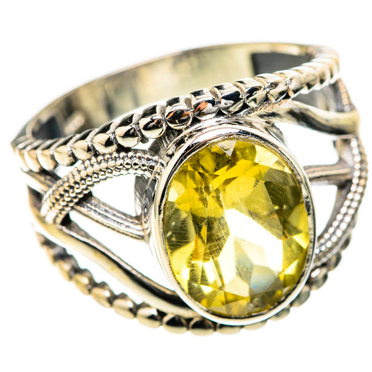 Citrine Rings handcrafted by Ana Silver Co - RING128976 - Photo 2