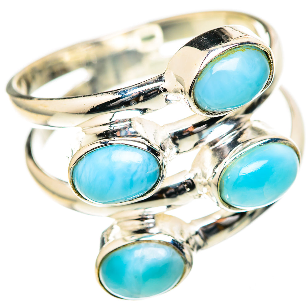 Larimar Rings handcrafted by Ana Silver Co - RING128977 - Photo 2
