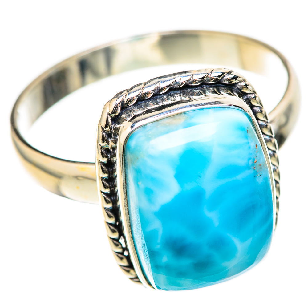 Larimar Rings handcrafted by Ana Silver Co - RING128980 - Photo 2