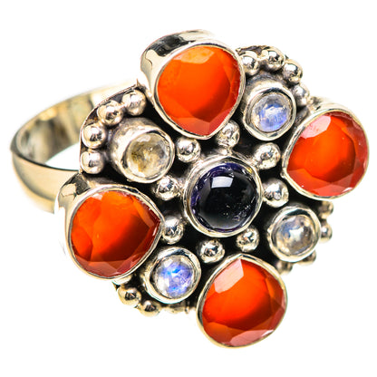 Red Onyx Rings handcrafted by Ana Silver Co - RING128987 - Photo 2