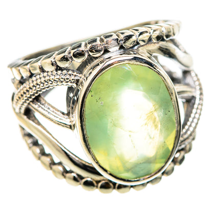 Prehnite Rings handcrafted by Ana Silver Co - RING129008 - Photo 2