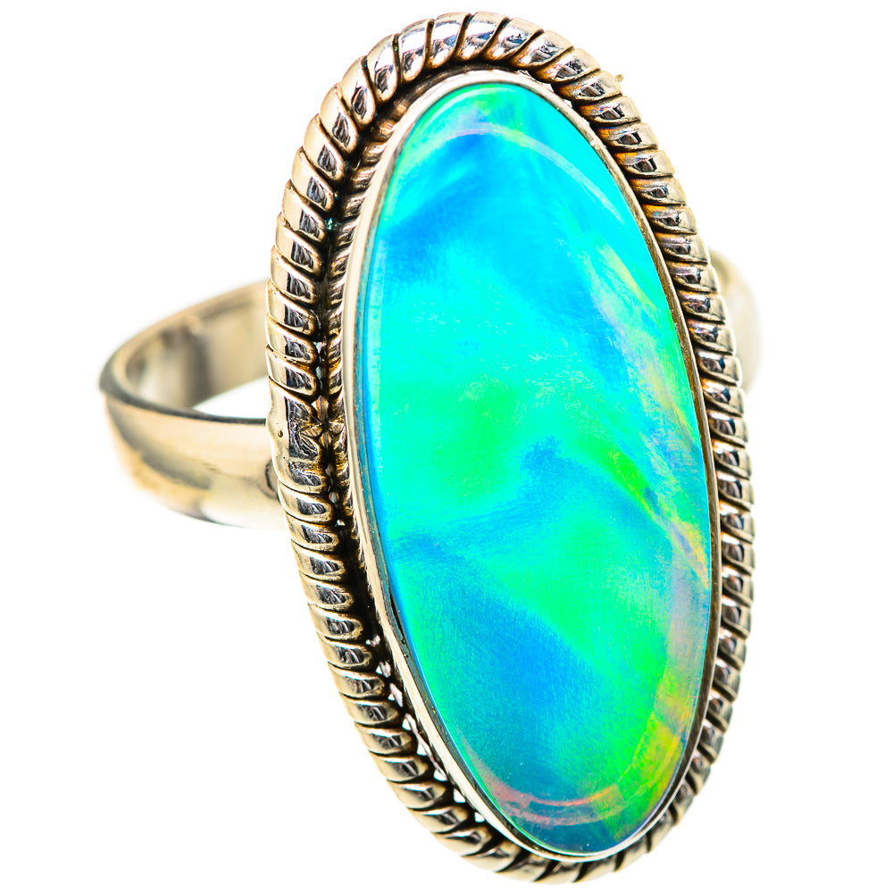 Aura Opal Rings handcrafted by Ana Silver Co - RING129018 - Photo 2