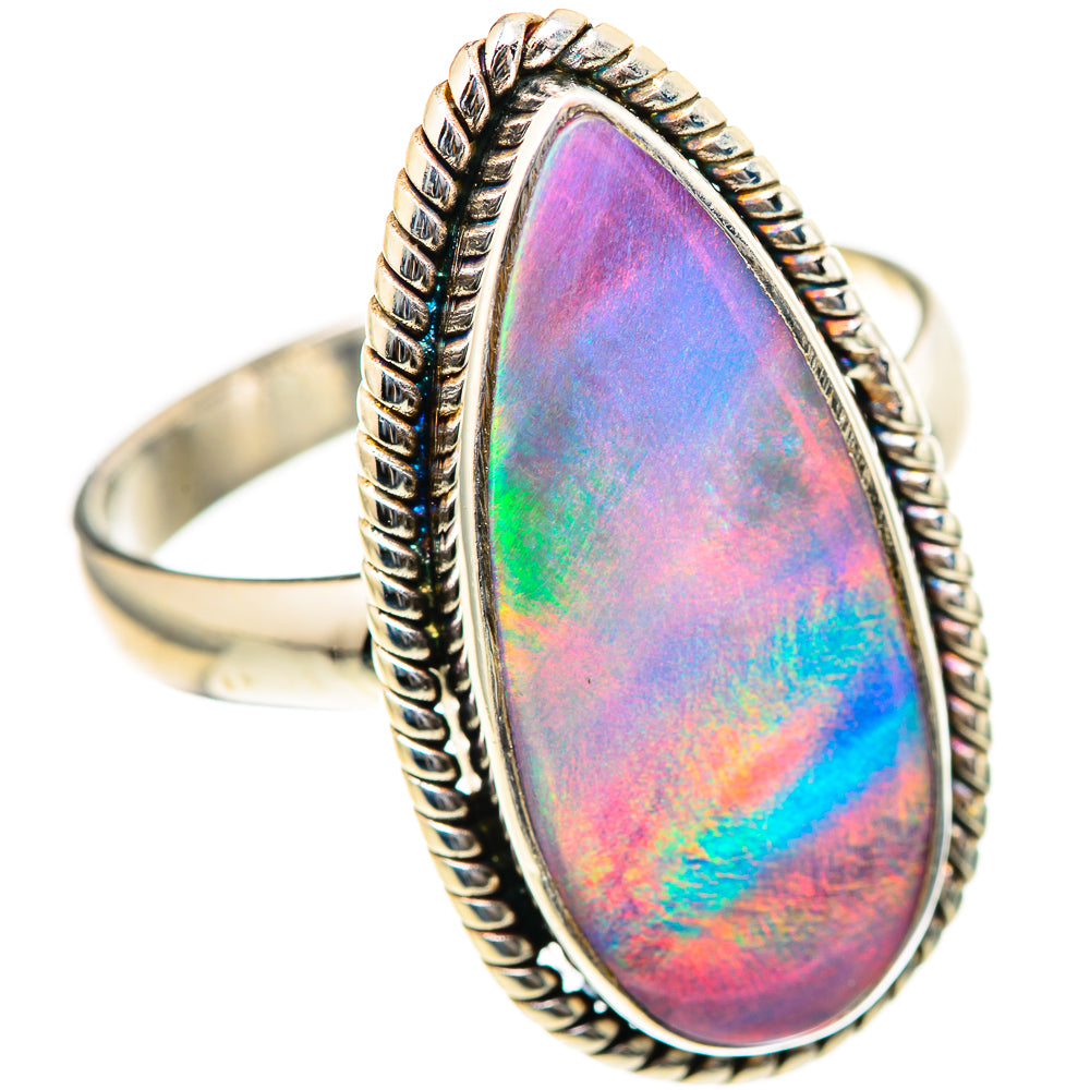 Aura Opal Rings handcrafted by Ana Silver Co - RING129029 - Photo 2