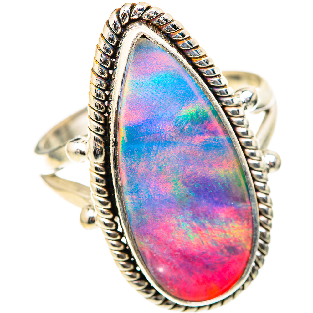 Aura Opal Rings handcrafted by Ana Silver Co - RING129041 - Photo 2