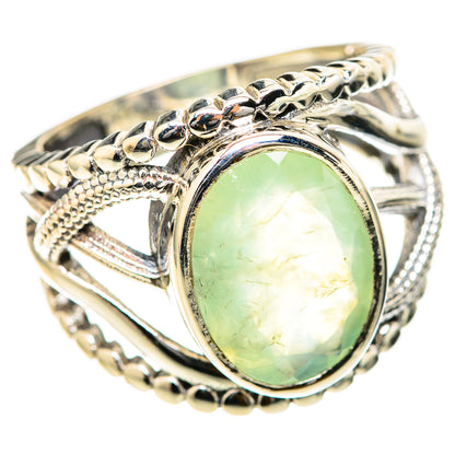 Prehnite Rings handcrafted by Ana Silver Co - RING129058 - Photo 2