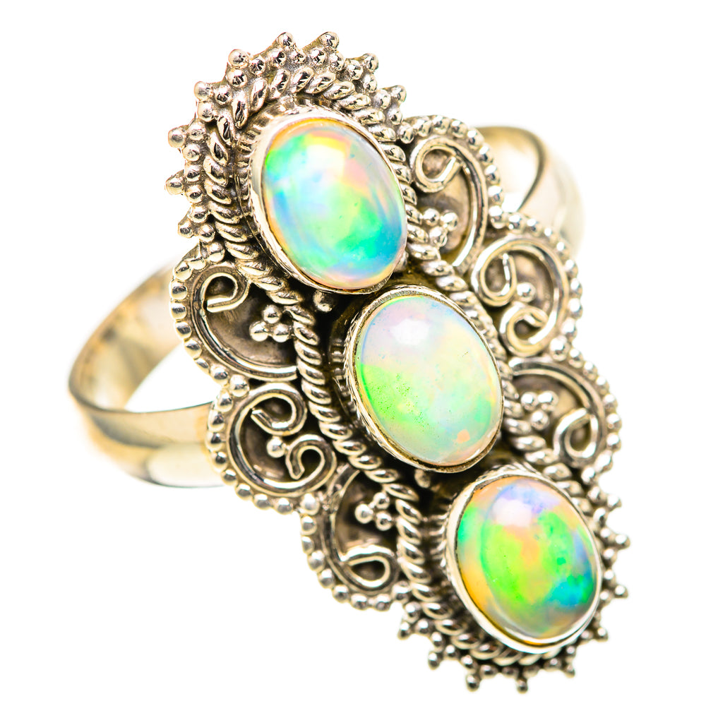 Aura Opal Rings handcrafted by Ana Silver Co - RING129061 - Photo 2