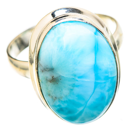 Larimar Rings handcrafted by Ana Silver Co - RING129081 - Photo 2