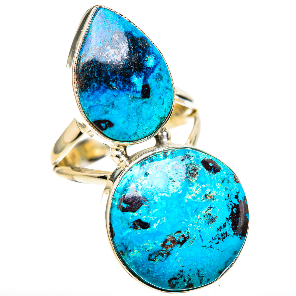 Shattuckite Rings handcrafted by Ana Silver Co - RING129112 - Photo 2