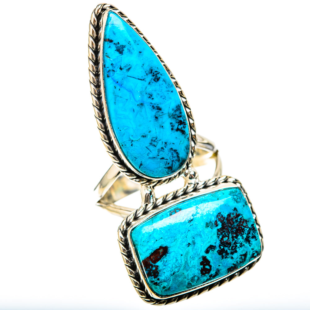 Shattuckite Rings handcrafted by Ana Silver Co - RING129127 - Photo 2