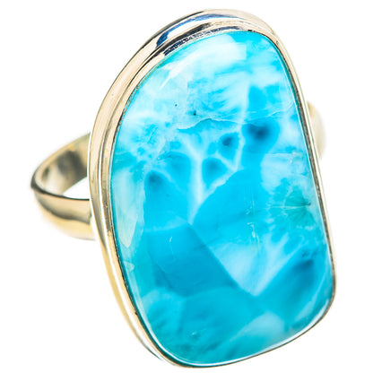 Larimar Rings handcrafted by Ana Silver Co - RING129128 - Photo 2