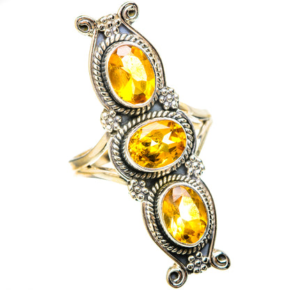 Citrine Rings handcrafted by Ana Silver Co - RING129130 - Photo 2