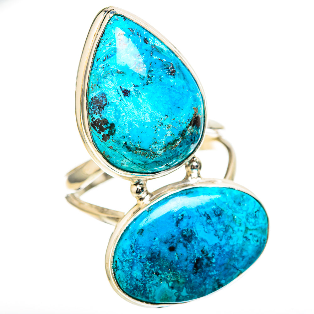 Chrysocolla Rings handcrafted by Ana Silver Co - RING129132 - Photo 2