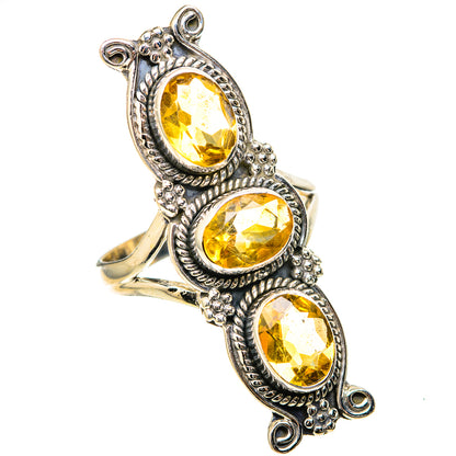 Citrine Rings handcrafted by Ana Silver Co - RING129135 - Photo 2