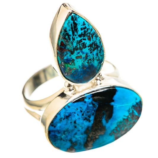 Shattuckite Rings handcrafted by Ana Silver Co - RING129140 - Photo 2