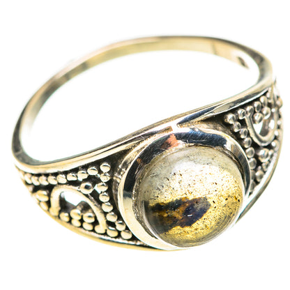 Labradorite Rings handcrafted by Ana Silver Co - RING129161_SIZE-7 - Photo 2