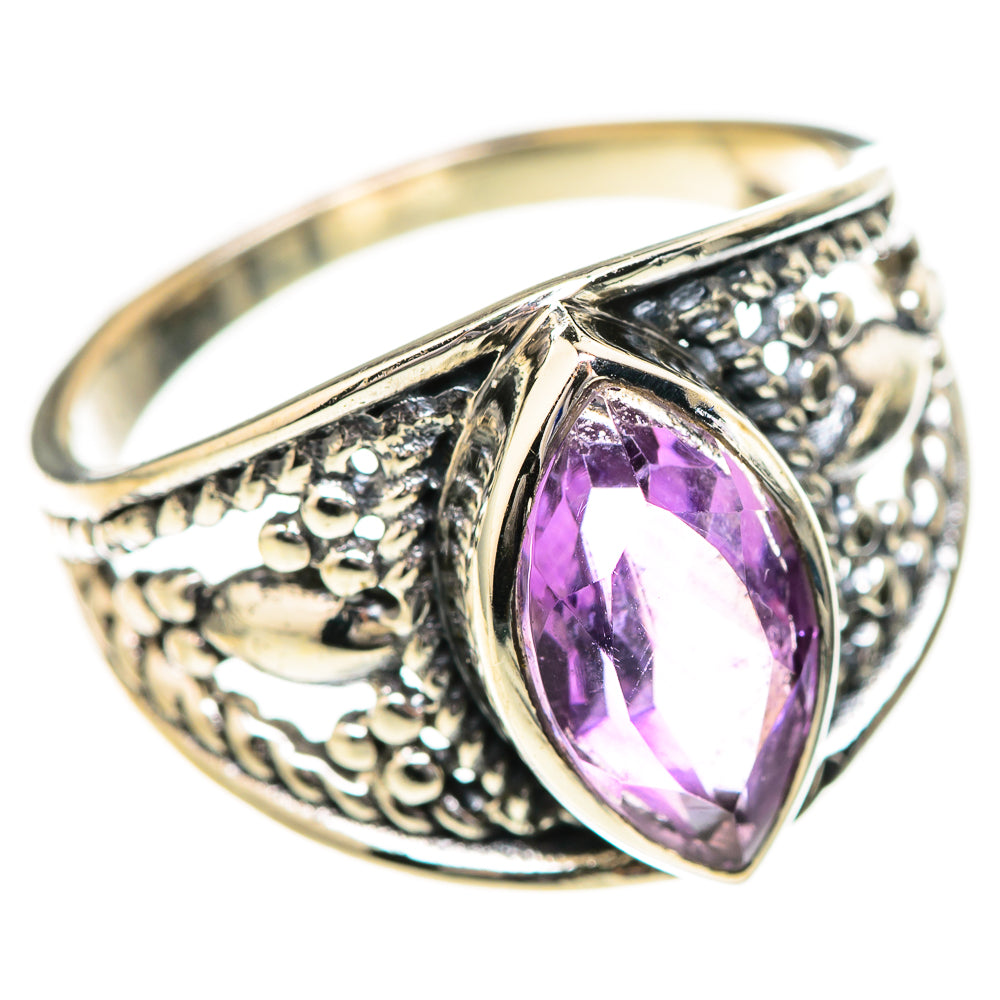 Amethyst Rings handcrafted by Ana Silver Co - RING129164_SIZE-7 - Photo 2