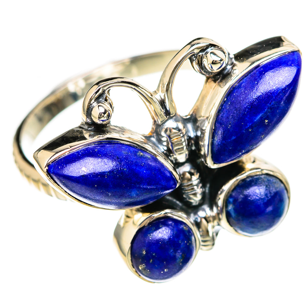 Lapis Lazuli Rings handcrafted by Ana Silver Co - RING129179 - Photo 2
