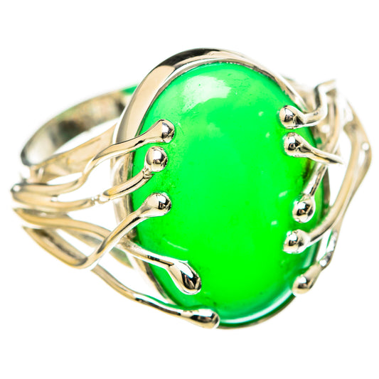 Green Onyx Rings handcrafted by Ana Silver Co - RING129181 - Photo 2