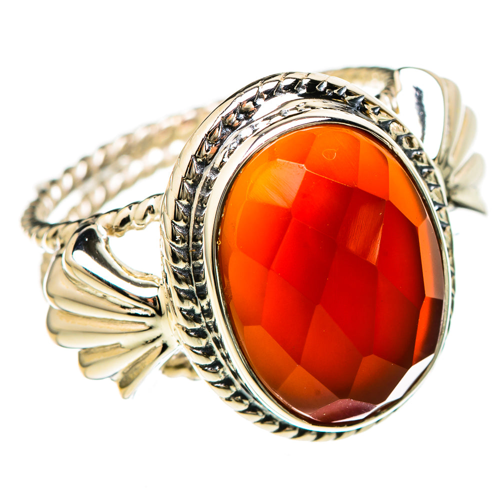 Red Onyx Rings handcrafted by Ana Silver Co - RING129183 - Photo 2