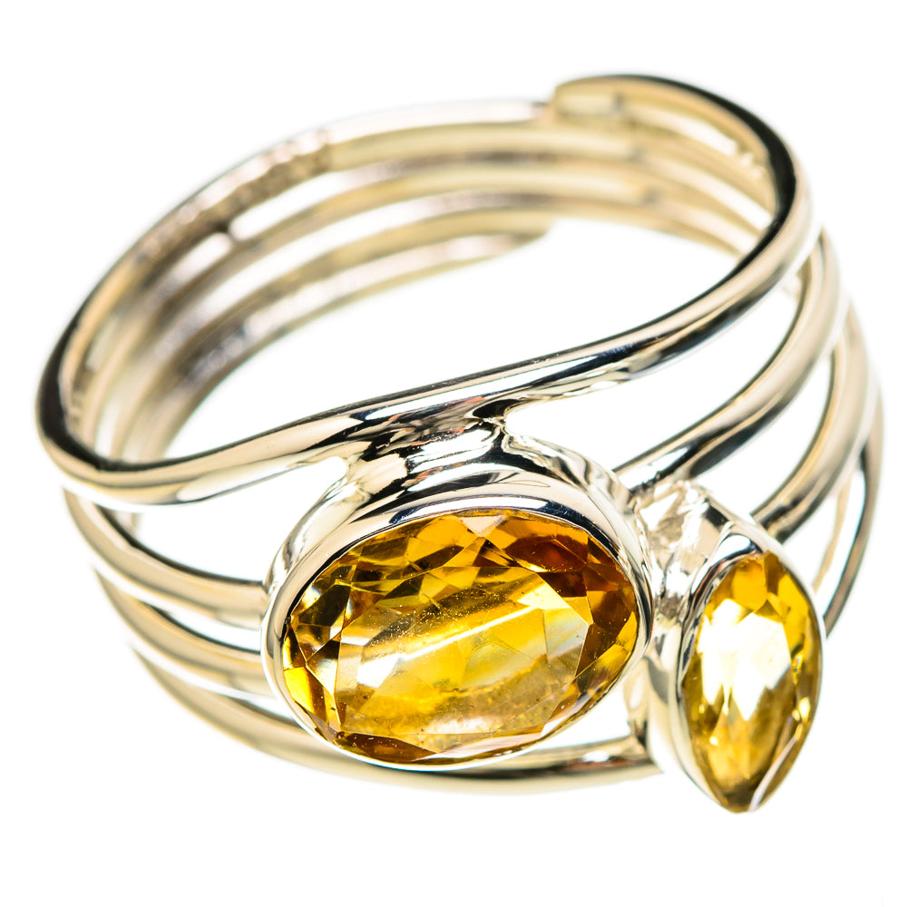 Citrine Rings handcrafted by Ana Silver Co - RING129186 - Photo 2