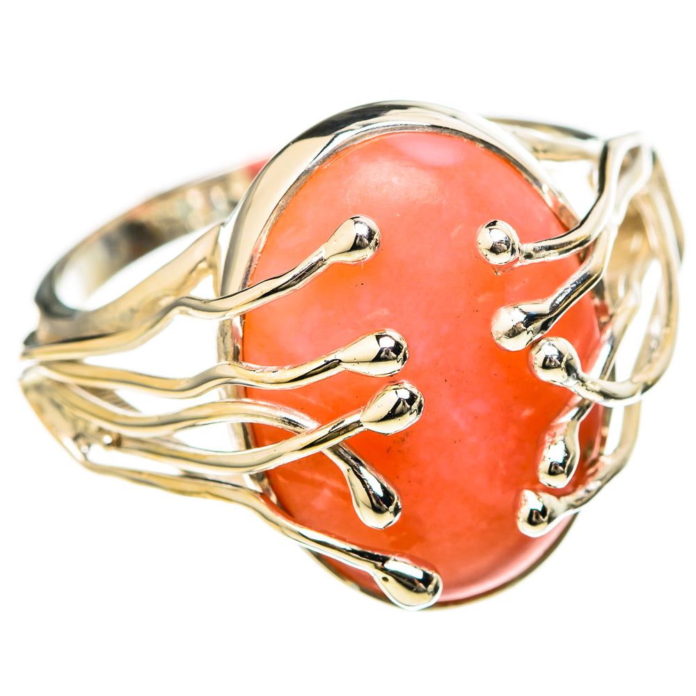 Pink Opal Rings handcrafted by Ana Silver Co - RING129188 - Photo 2