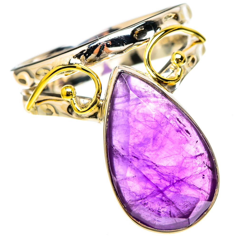 Amethyst Rings handcrafted by Ana Silver Co - RING129190 - Photo 2