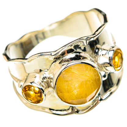 Rutilated Quartz Rings handcrafted by Ana Silver Co - RING129192 - Photo 2