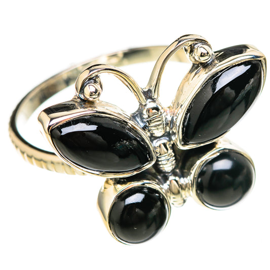 Black Onyx Rings handcrafted by Ana Silver Co - RING129193 - Photo 2