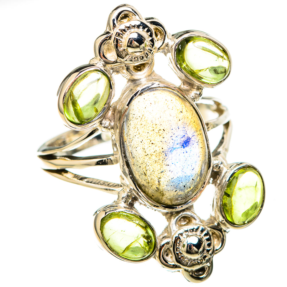 Labradorite Rings handcrafted by Ana Silver Co - RING129196 - Photo 2