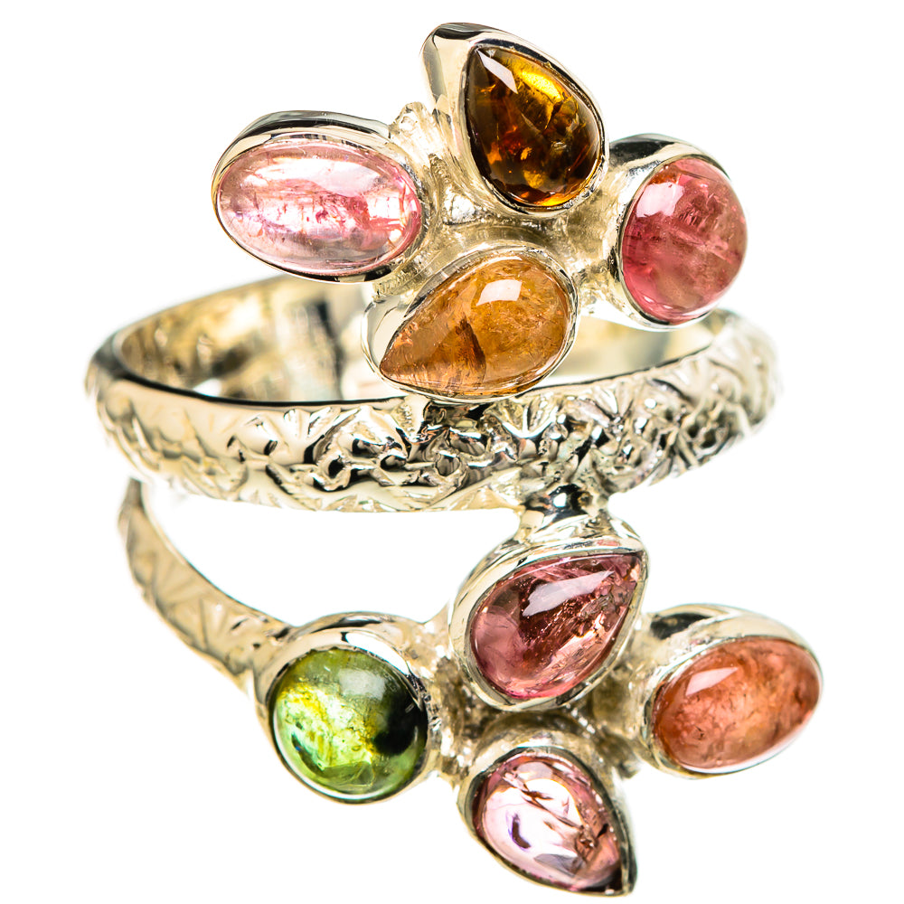 Pink Tourmaline Rings handcrafted by Ana Silver Co - RING129197 - Photo 2