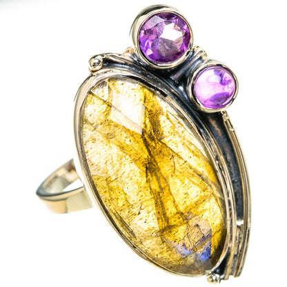 Labradorite Rings handcrafted by Ana Silver Co - RING129198 - Photo 2