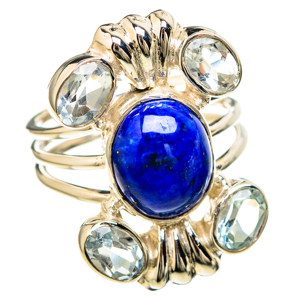 Lapis Lazuli Rings handcrafted by Ana Silver Co - RING129200 - Photo 2