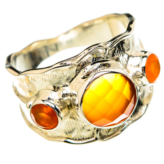 Carnelian Rings handcrafted by Ana Silver Co - RING129204 - Photo 2
