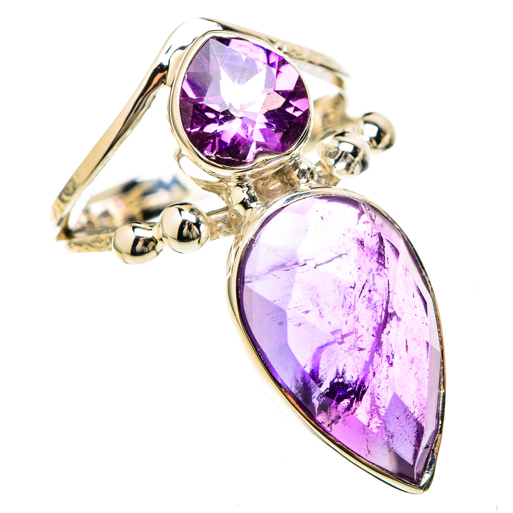 Amethyst Rings handcrafted by Ana Silver Co - RING129209 - Photo 2
