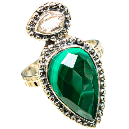 Malachite Rings handcrafted by Ana Silver Co - RING129219 - Photo 2