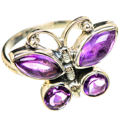 Amethyst Rings handcrafted by Ana Silver Co - RING129224 - Photo 2